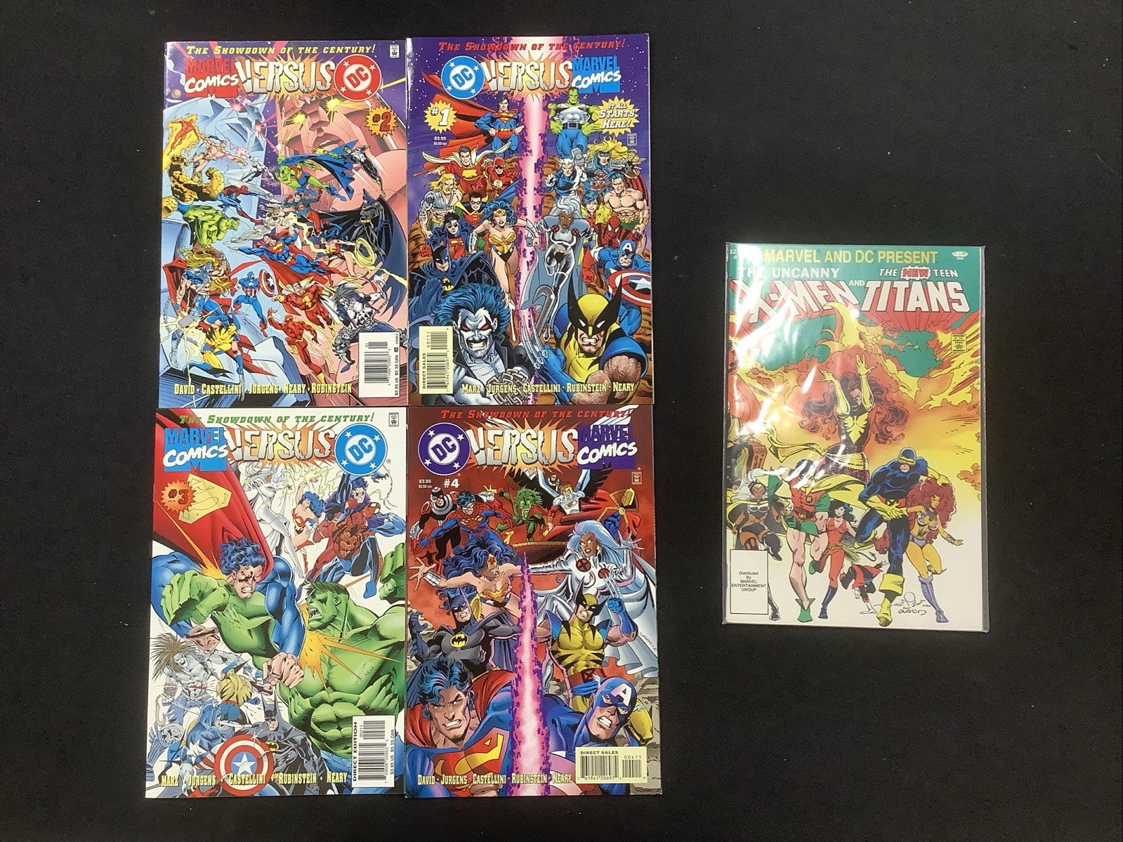Amalgam Comic Bundle: Complete Amalgam Set, DC vs Marvel #1-4, See Description