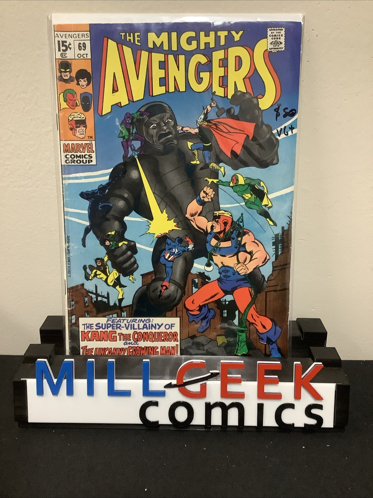 Avengers #69 (1969) VG+ (4.5) Sal Buscema/Roy Thompson 1st App Squadron Sinister