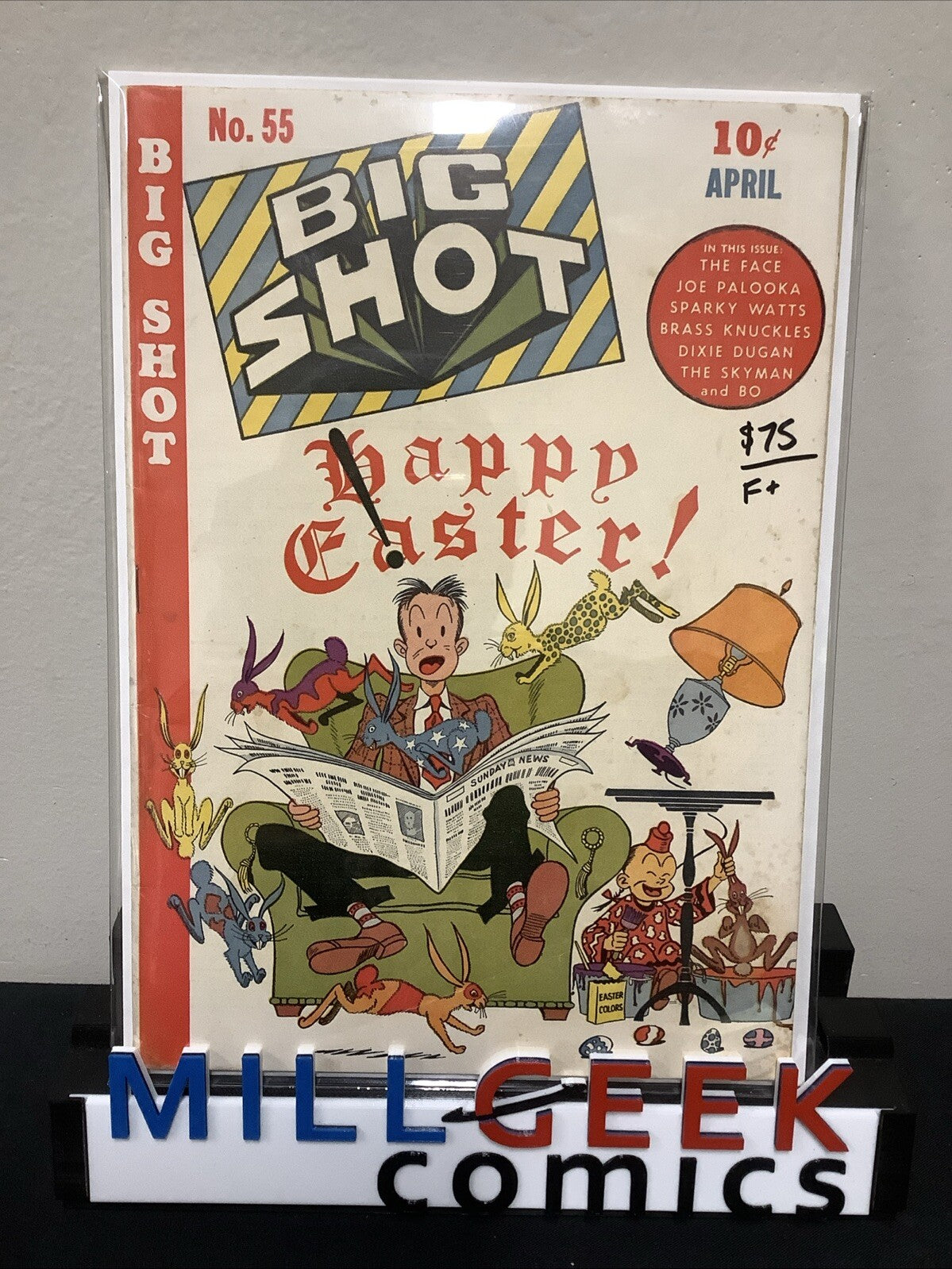 Big Shot #55 (Columbia Comics Group April 1945) F+ (6.5) Easter Issue