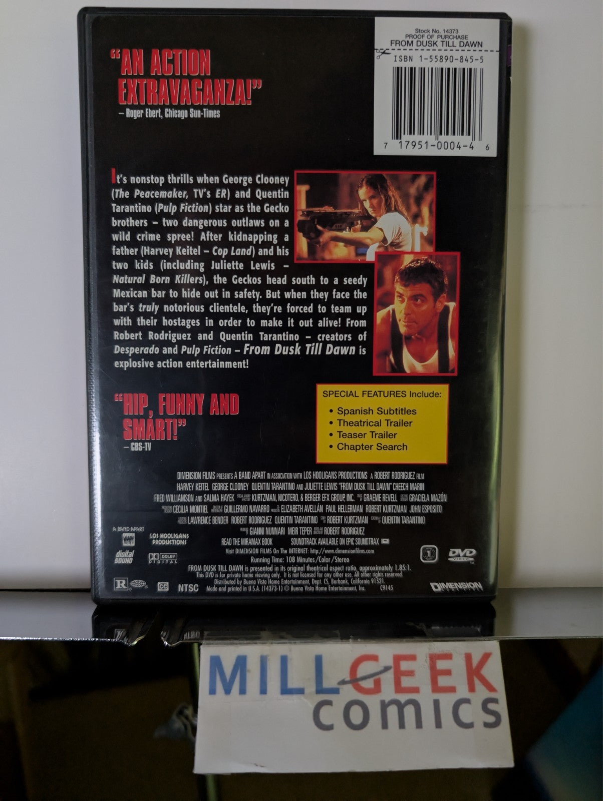 From Dusk Till Dawn / Jackie Brown, 2 Movie Set (DVD) Like New -JD