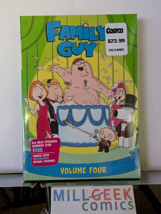 Family Guy Volume Four (New) Volume Five (New) Volume Six (Like New) (DVD) -JD