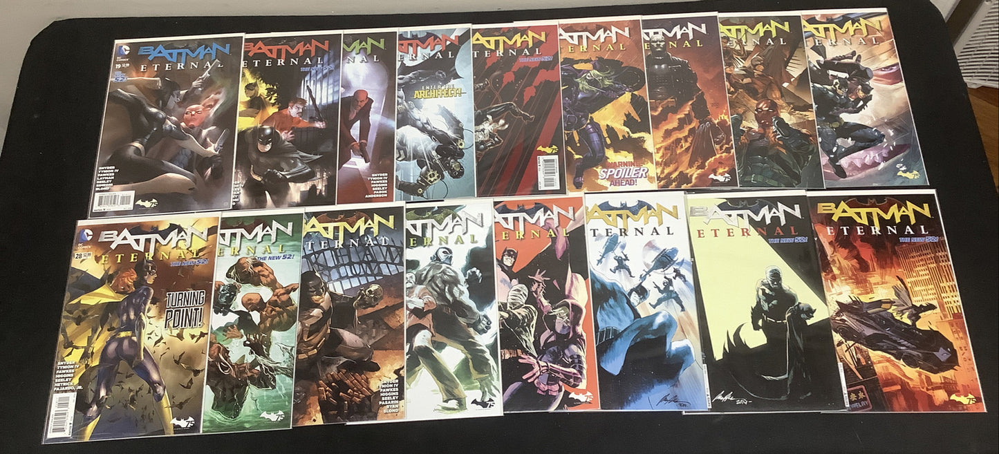 Batman Eternal #19-52 Comic Lot, DC Comics, New 52, Harper Row Bluebird Cover
