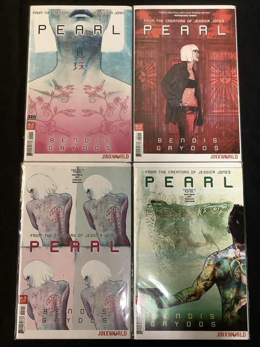 Pearl #1-4 Comic Lot, DC Comics/Jinxworld, Bendis/Gaydos, 2018