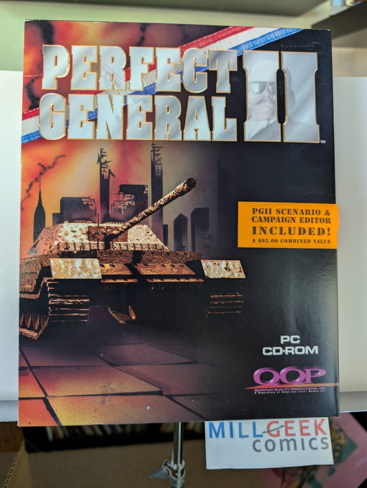 Perfect General II, Big Box with all manuals, NO CD-ROM QQP 1994 PC JD