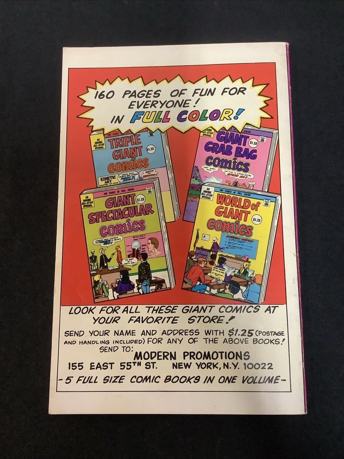 Archie Giant Spectacular Comics (1975) F/VF (7.0) 160 Pages In Full Color!
