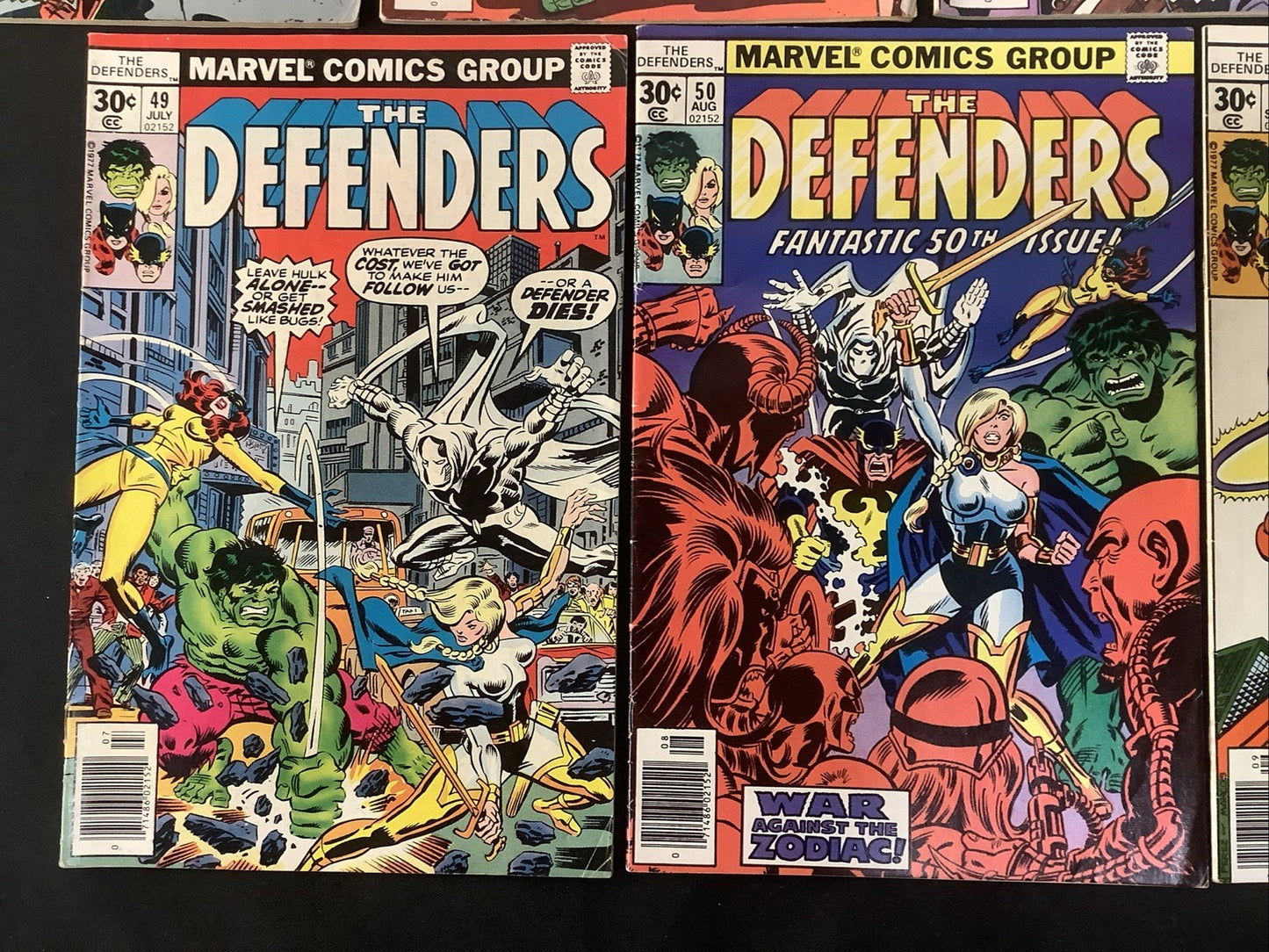 The Defenders #44-52 Comic Lot, Marvel Comics, Keith Giffen, Reader Copies