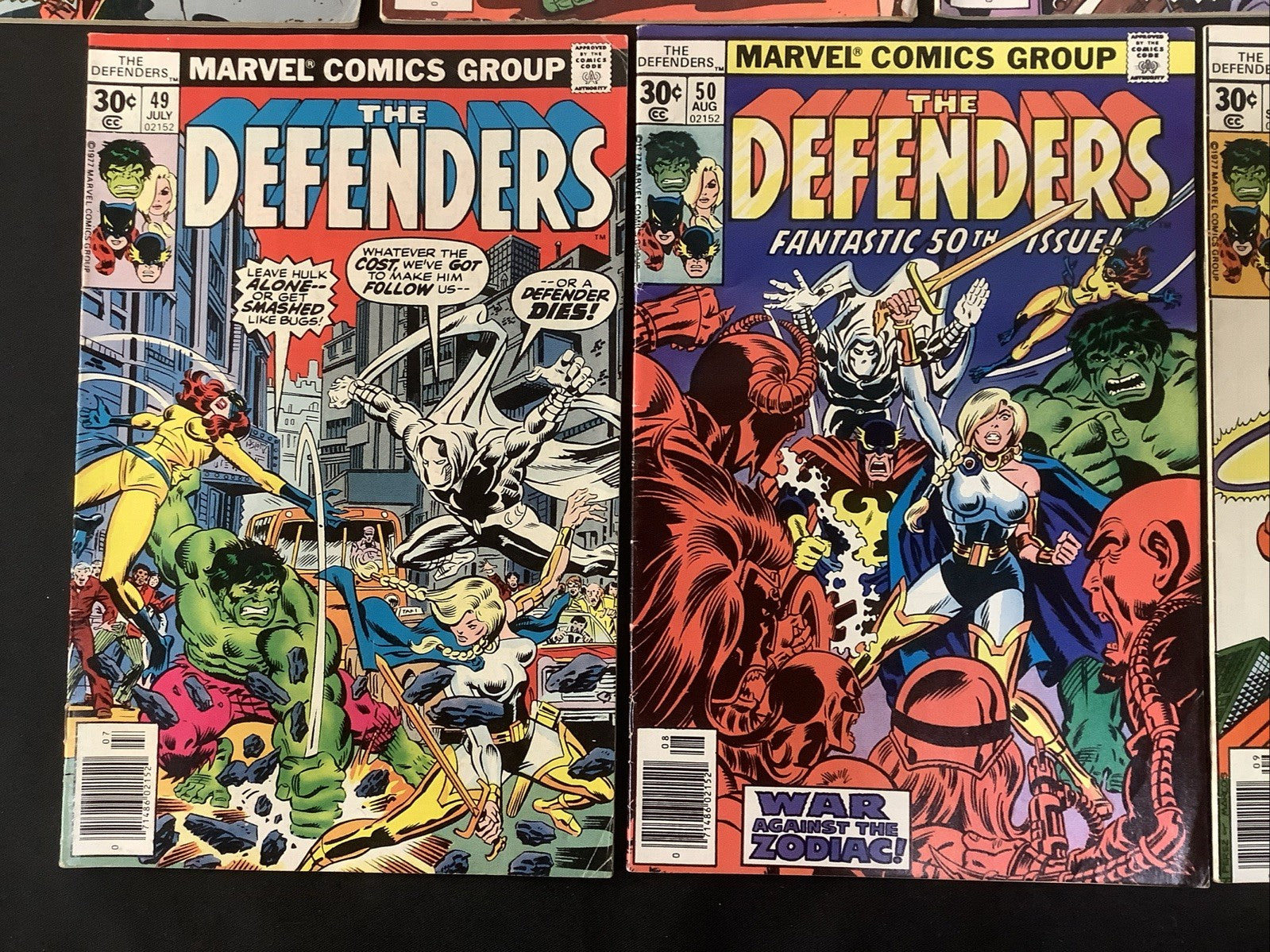 The Defenders #44-52 Comic Lot, Marvel Comics, Keith Giffen, Reader Copies