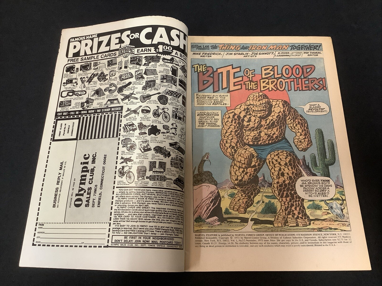 Marvel Feature #12 (Marvel Comics November 1973) VF- (7.5) Mike Friedrich