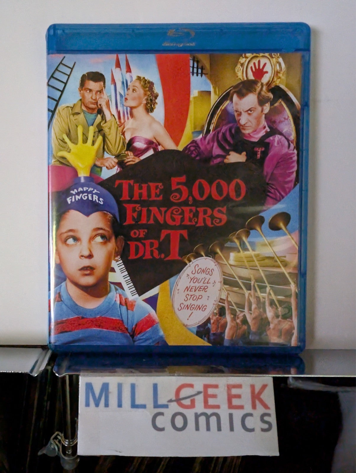 The 5,000 Fingers of Dr. T, Dr. Seuss (Blu-Ray) Like New -JD