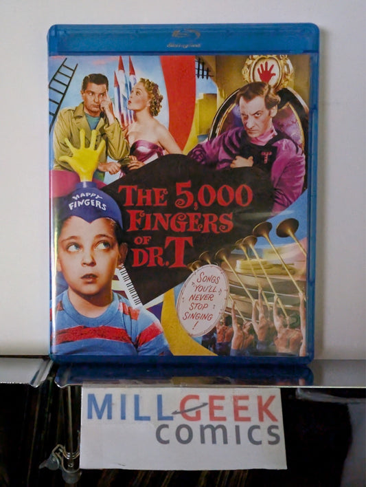 The 5,000 Fingers of Dr. T, Dr. Seuss (Blu-Ray) Like New -JD
