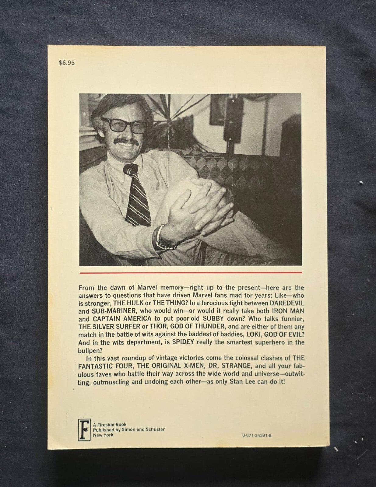 Marvel's Greatest Superhero Battles By Stan Lee (1st Ed Fireside 1978) Awesome!