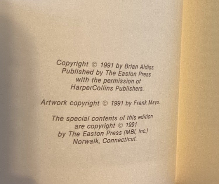 Easton Press - SIGNED - Dracula Unbound by Brian Aldiss - First Edition-JD