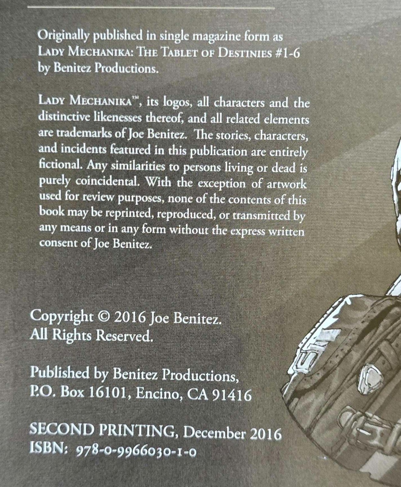 Lady Mechanika Volumes. 1-3 TPB Lot By Joe Benitez (2016,2017)