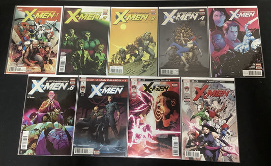 Astonishing X-Men #1-7 Comic Lot, Marvel, Charles Soule/Jim Cheung, 2017