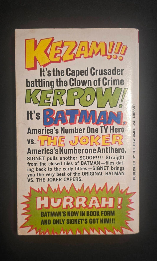 Batman Vs. the Joker No.3 (1st Ed Signet Book Paperback May 1966)