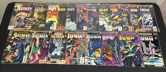Detective Comics #659-678 Comic Lot, Azrael Batman, 1st App Gunbunny And Gunhawk