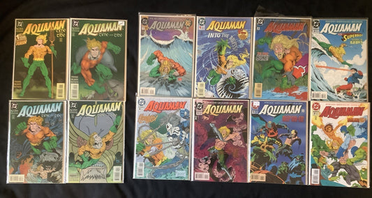 Aquaman Peter David Bundle (Time And Tide #1-4, Vol.5 #0-7) 12 Comics Total