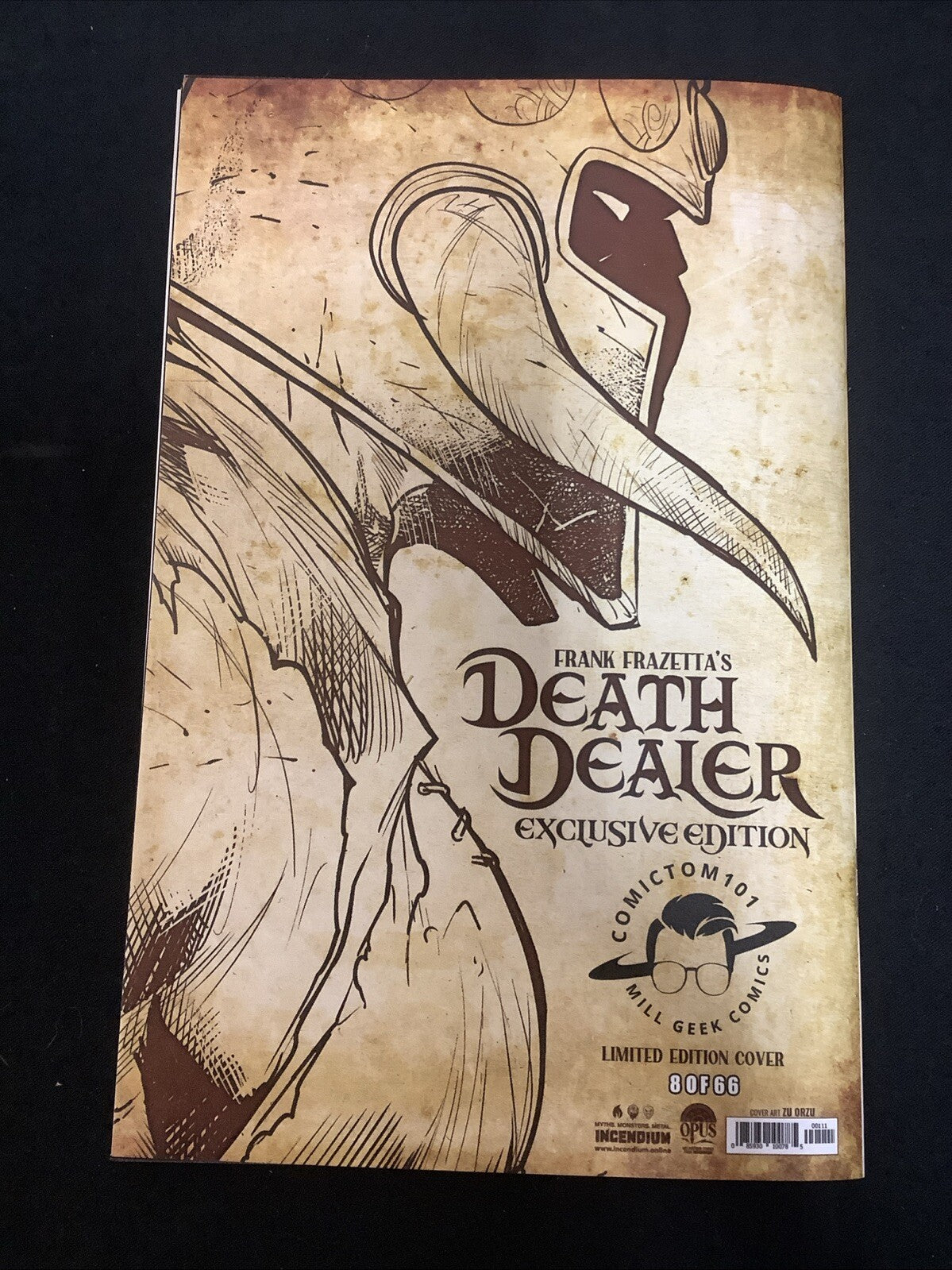 Death Dealer #1 (8/66) Zu Orzu Metal Virgin Variant Ltd 66 Copies