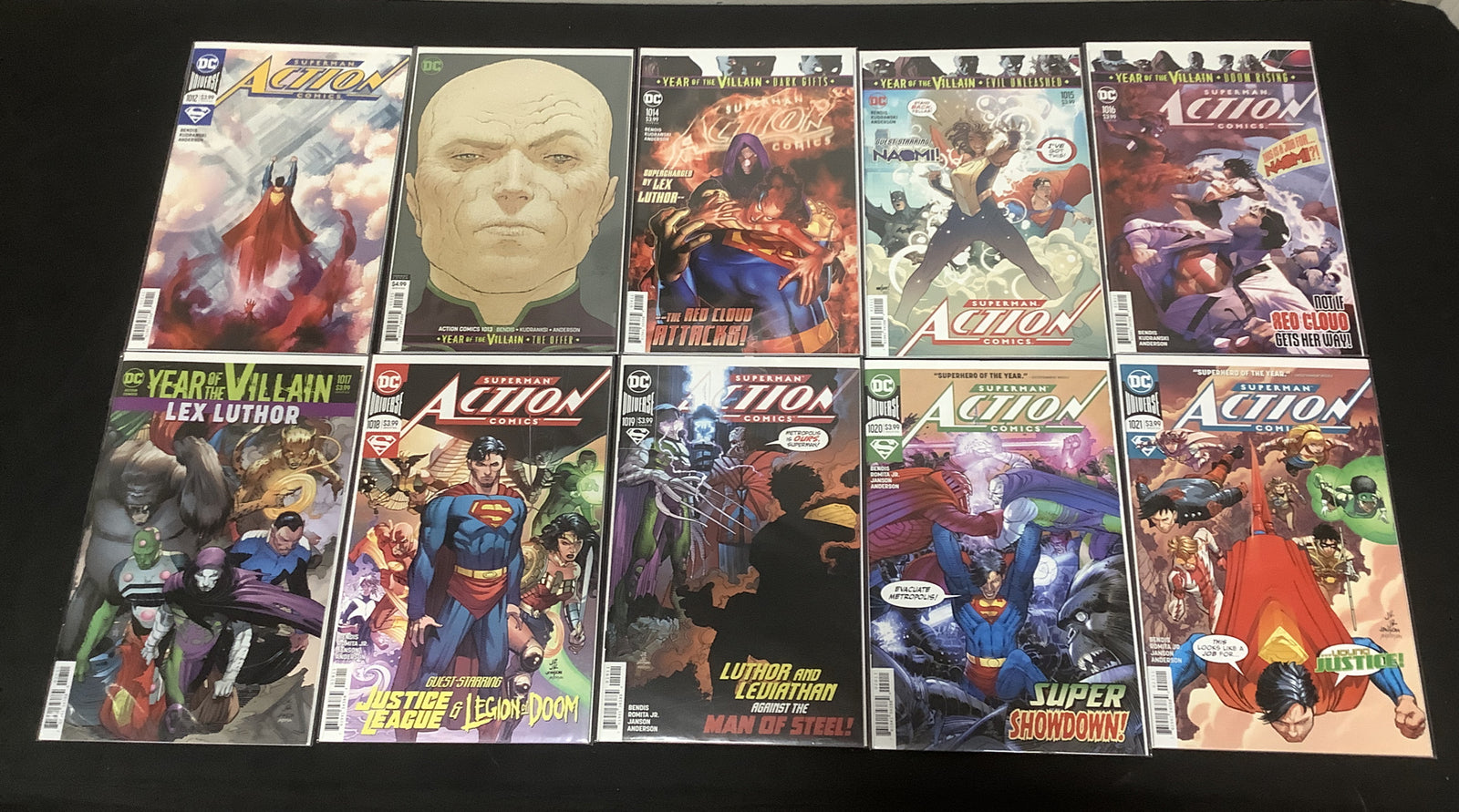 Action Comics #1000-1021 Comic Lot, Brian Michael Bendis, Lee Bermejo, 2018, DC