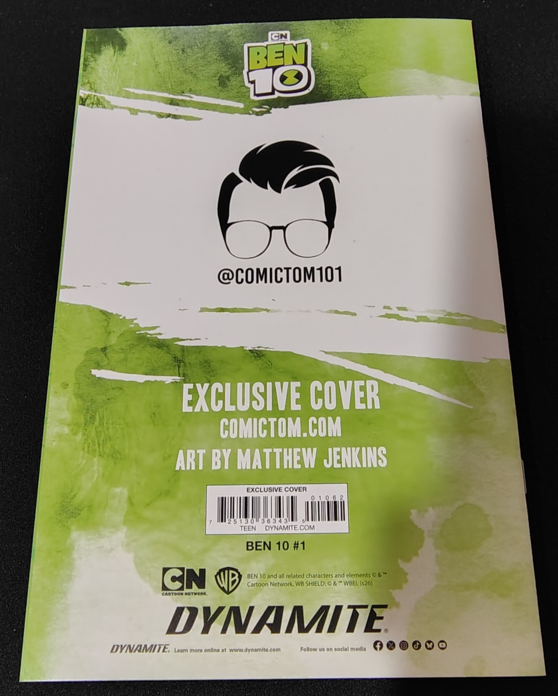BEN 10 #1 Matthew Jenkins SDCC Absolute Batman Homage Exclusive! ONLY 500 made!