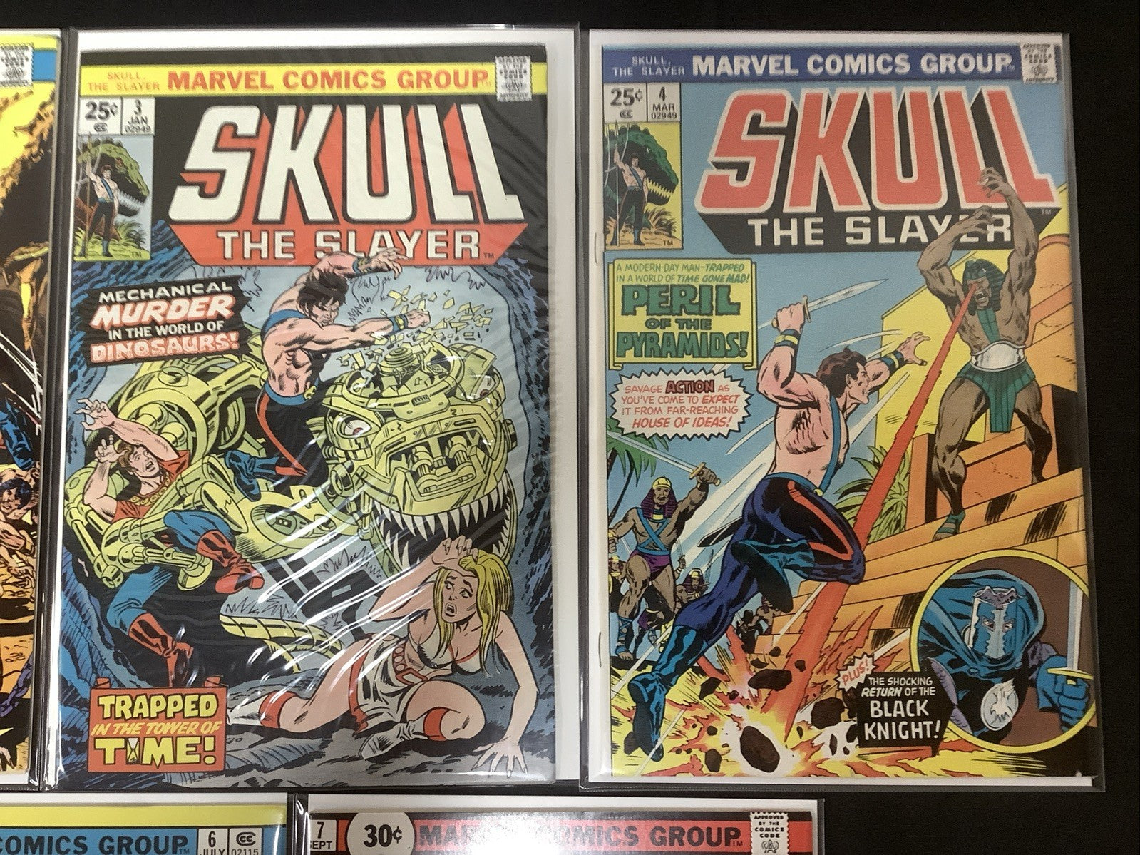 Skull the Slayer #1-7 Comic Lot, Marvel, Marv Wolfman/Steve Gan, High Grade Run