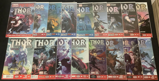 Thor God Of Thunder #1-16 + Marvel Now Previews #2, Gore The God Butcher, Knull
