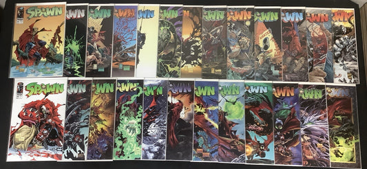 Spawn #1-50 Comic Lot, 1st App Spawn/Violator/Angela, Todd McFarlane, 1992
