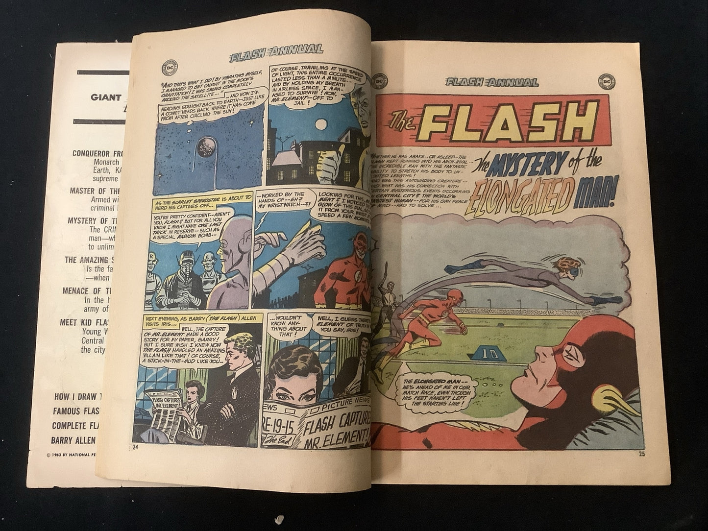 Flash Annual #1 (1962) G+ (2.5) Carmine Infantino, Famous Flash Firsts Origins