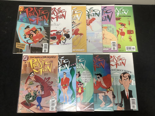 Plastic Man #1-10 Comic Lot (2004) Kyle Baker
