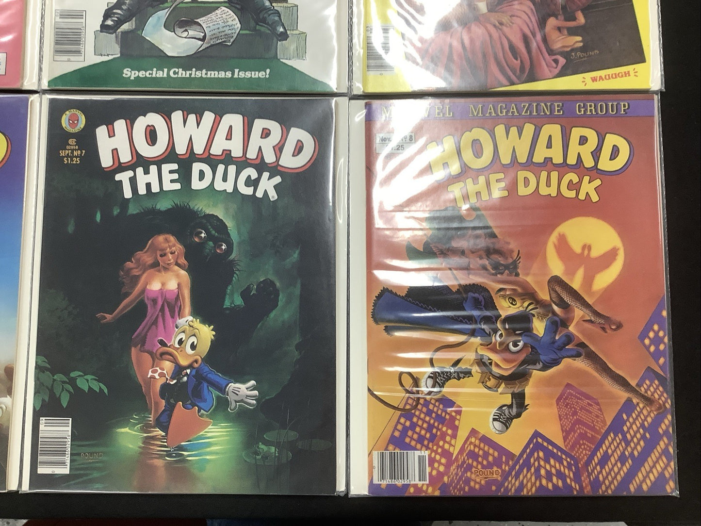 Howard the Duck #1-8 Marvel Comic Magazine Lot, Gene Colan/Bill Mantlo