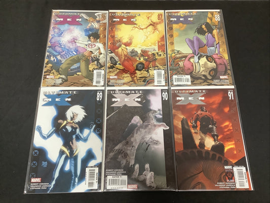 Ultimate X-Men #86-91 Comic Lot, Marvel, Robert Kirkman Yanick Paquette