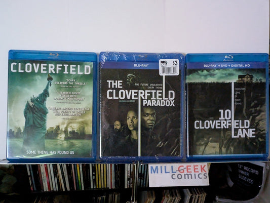 Cloverfield / The Cloverfield Paradox / 10 Cloverfield Lane (Blu-Ray) -JD