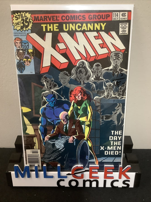 Uncanny X-Men #114(1978) VF- (7.5) 1st Use Of “UNCANNY” In Cover Title Claremont