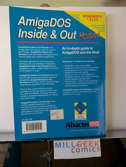 AmigaDOS Inside & Out Revised, Paperback 1991, NO DISK -JD