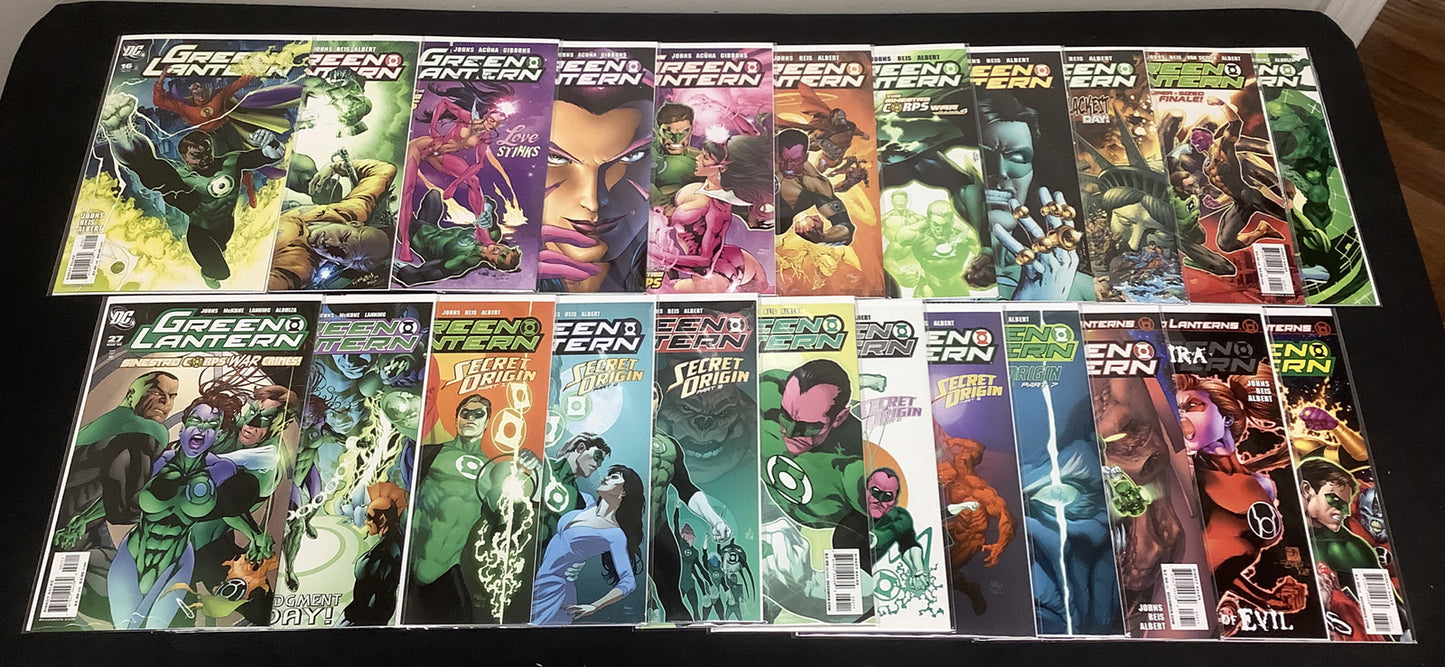 Green Lantern #16-61 Comic Lot, DC, Geoff Johns, 1st App Larfleeze, Atrocitus,