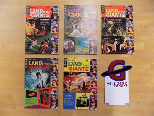 Land of the Giants #1 -5 Gold Key VF or Better