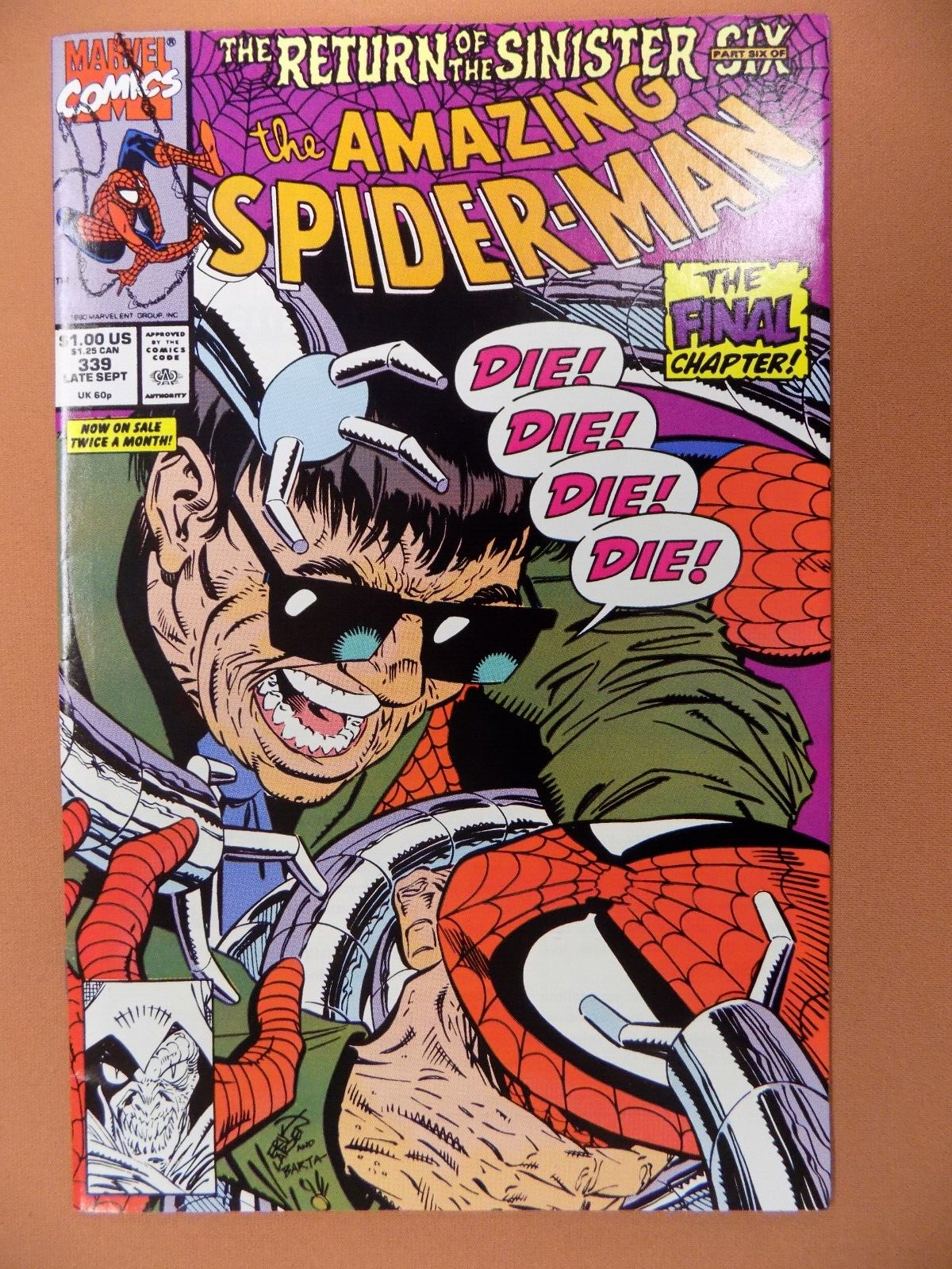 Amazing Spider-Man #334-339 Return of the Sinister Six Marvel Comics