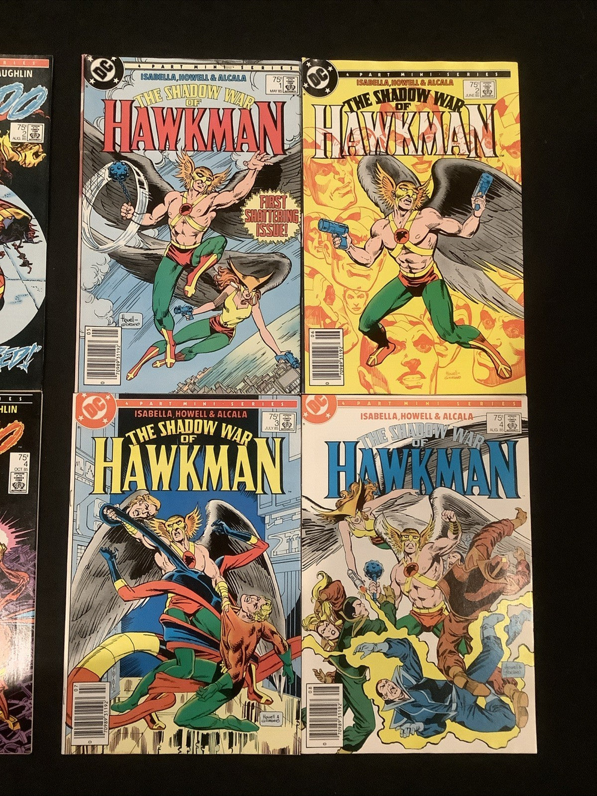 DC Comics 1985 Bundle: America Vs The JSA, Red Tornado, Shadow War Of Hawkman