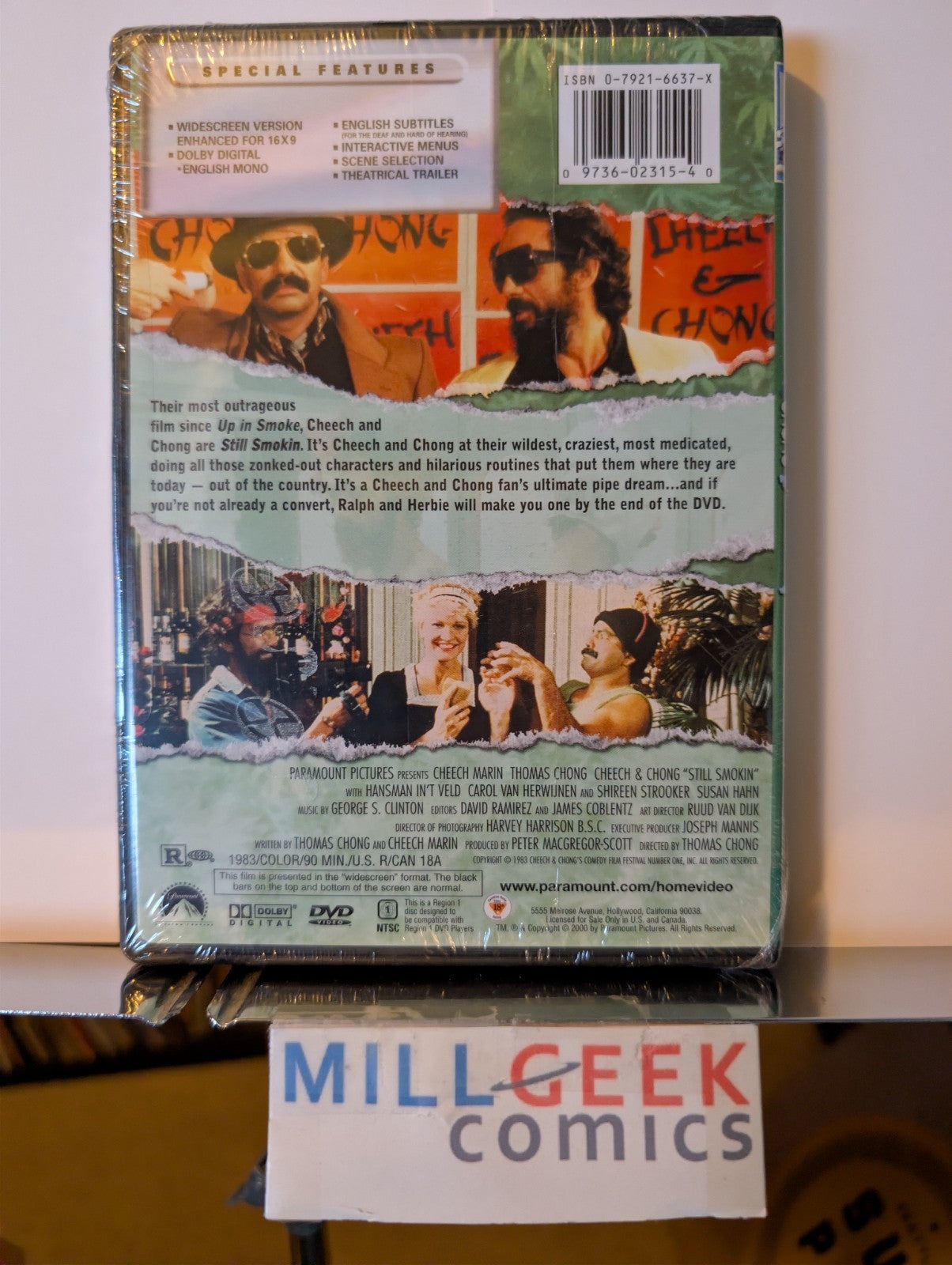 Cheech & Chong Still Smokin / Tommy Chong Far Out Man, 2 Movie lot (DVD) -JD
