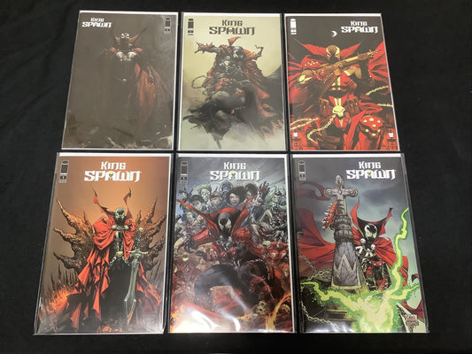 King Spawn #1 Comic Bundle, Covers A C D E F G, Image, Todd McFarlane, 2021