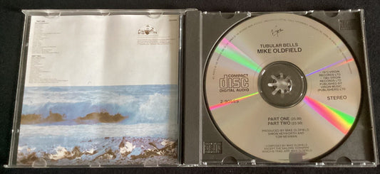 Mike Oldfield - TUBULAR BELLS (CD, 1983, Virgin, No Barcode, Like New) -JD