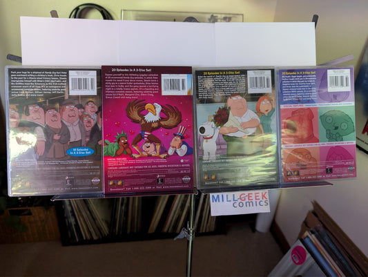 Family Guy Season Thirteen, Fourteen, Fifteen (NEW), Sixteen (DVD) Like New -JD