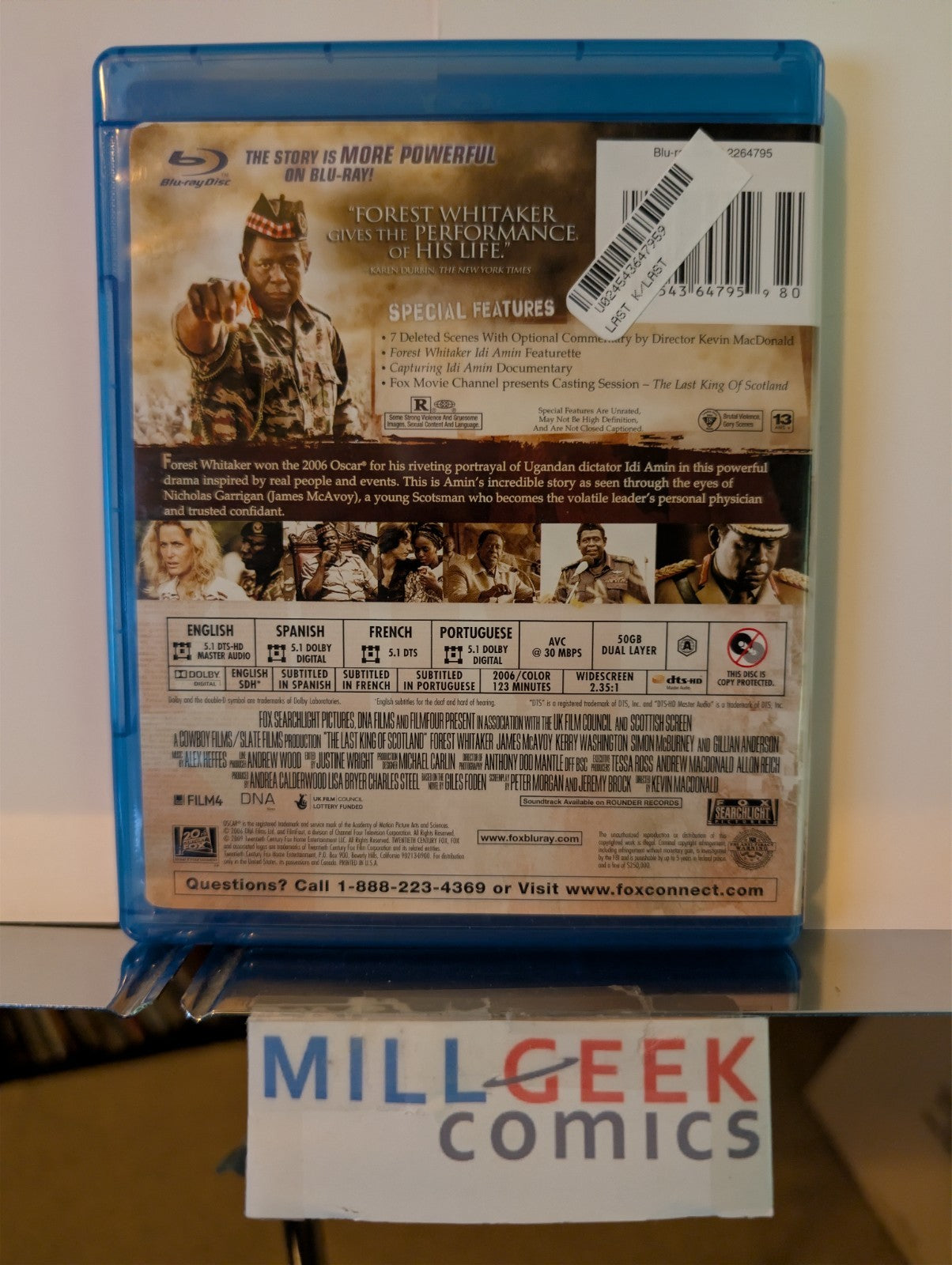 The Killing Fields (30th Anniv) / The Last King of Scotland (Blu-ray) -JD
