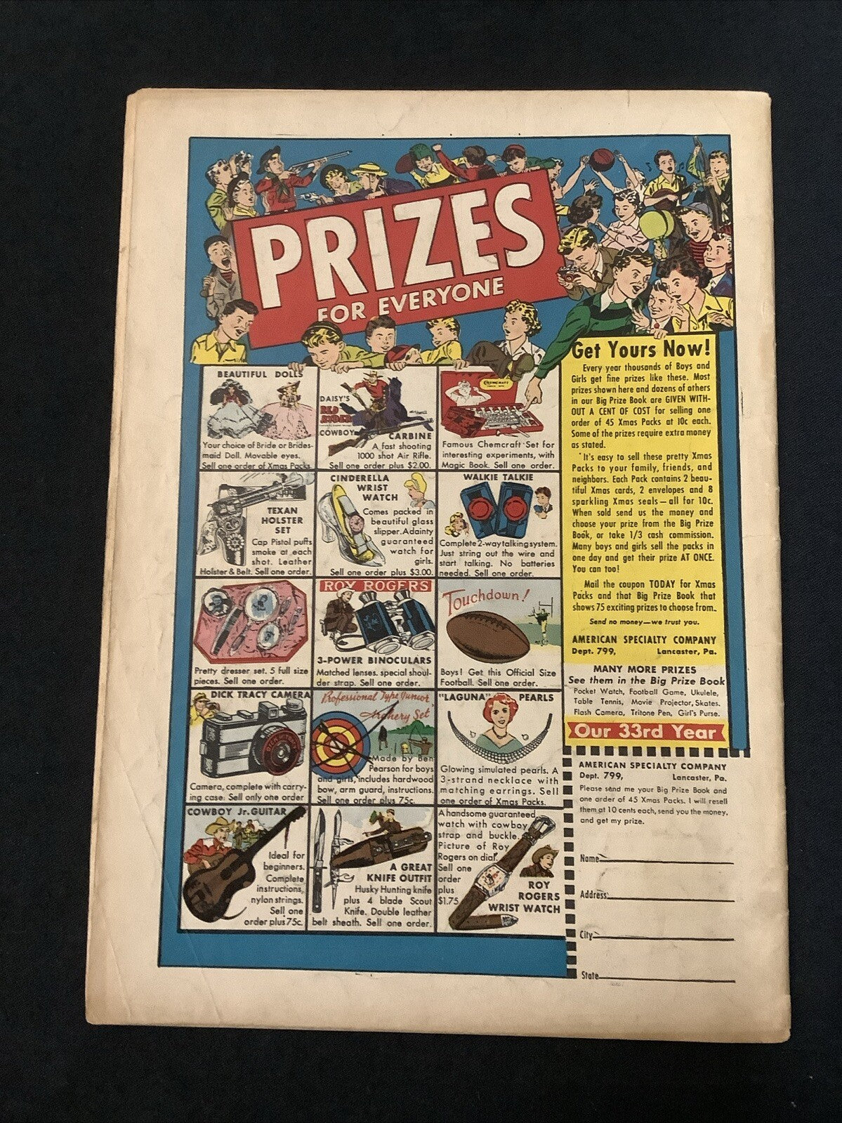 HOLIDAY COMICS #5 (January 1951) L.B. Cole Christmas Classic - 5.5 (Fine Minus)