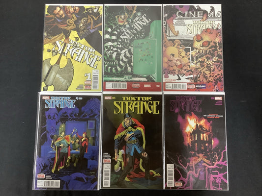 Doctor Strange #1-6 Comic Lot, Marvel Comics, Jason Aaron/Chris Bachalo, 2016