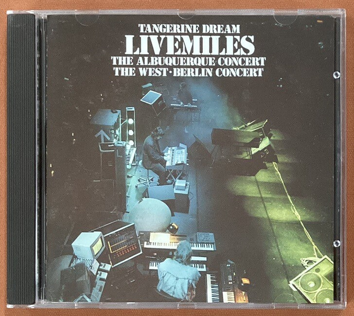 Tangerine Dream LiveMiles RARE OOP AUSTRIA IMPORT (CD, Like New) -JD