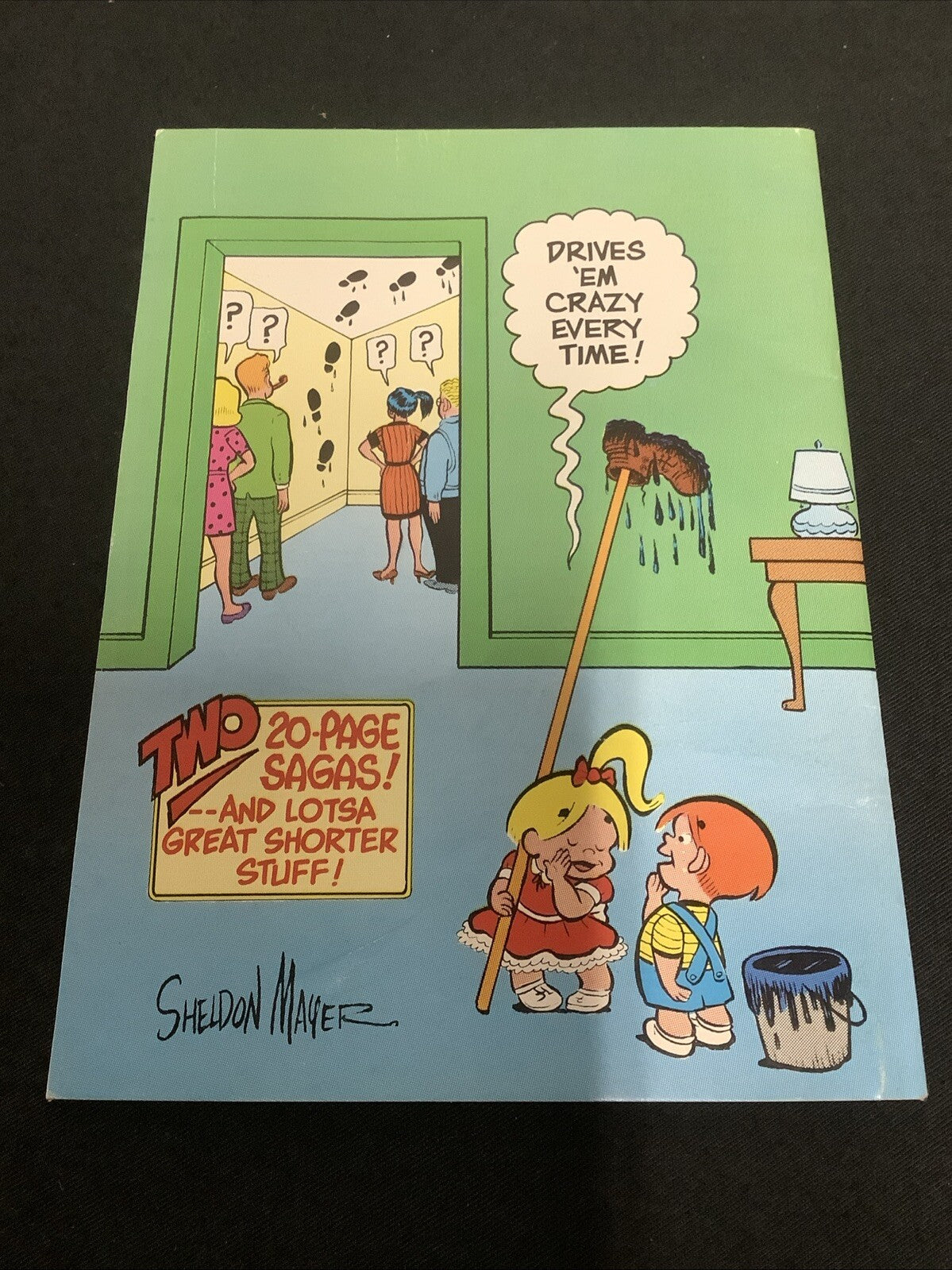 Sugar And Spike #65 (1985) DC Comics Digest, “Bernie The Brain”