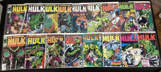 Incredible Hulk #380-396 Comic Lot, 30th Anniversary Issue, Sabra Teamup, Disney