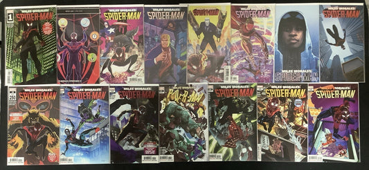 Miles Morales: Spider-Man #1-16 (Missing #7) Comic Lot, Marvel, 1st Solo Title