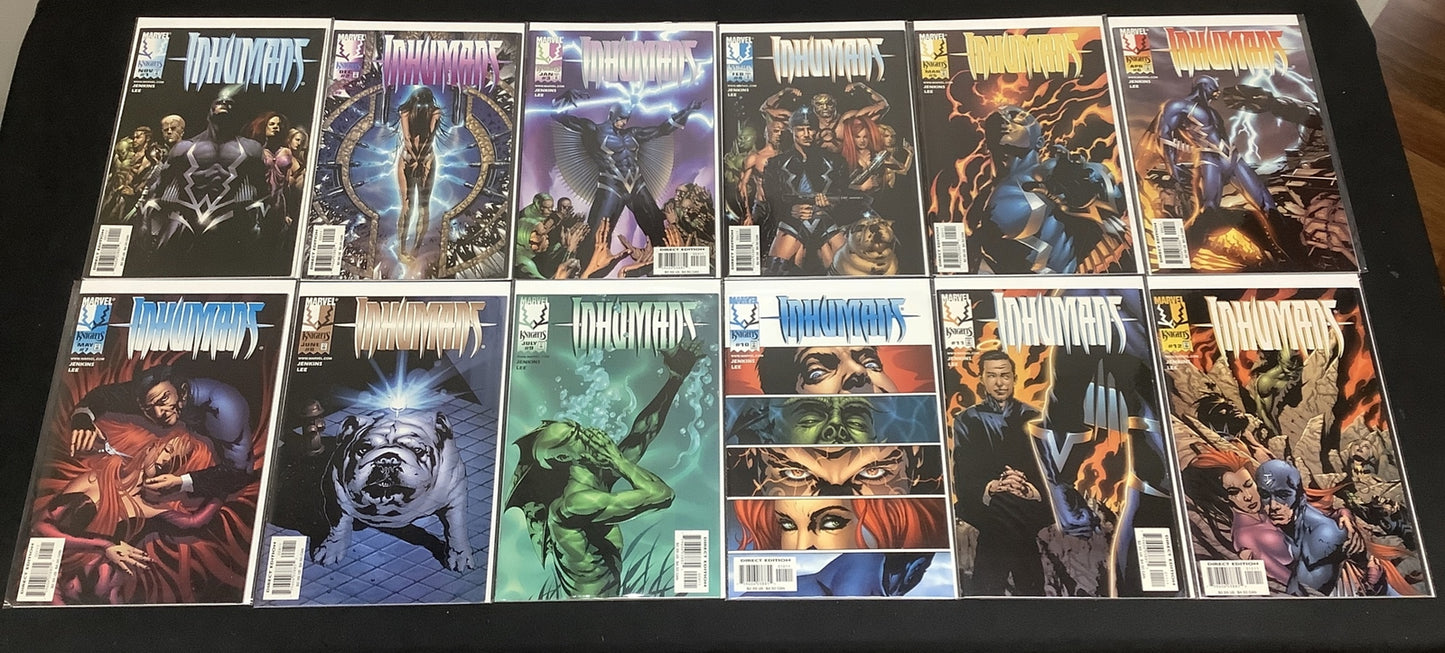 Inhumans #1-12 Complete Comic Series, Marvel Knights, 1st App Yelena Belova